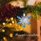 LET'S RESIN Christmas Snowflake Silicone Epoxy Molds, 6 Pcs Varying Sizes, 3D Crystal Resin Ornament Molds for Tree & Car Decoration, Keychain
